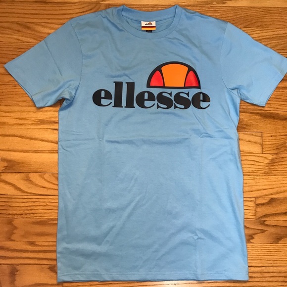 Ellesse Prado Light Blue Men's T-Shirt New - Picture 1 of 3